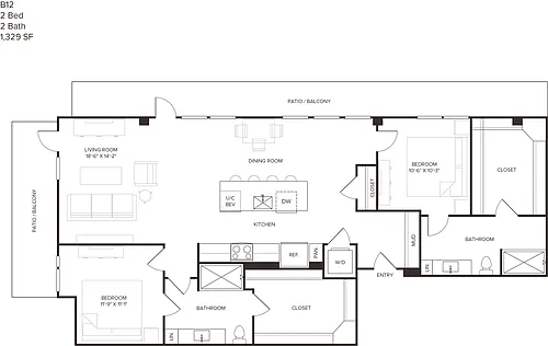 Floor plan B12