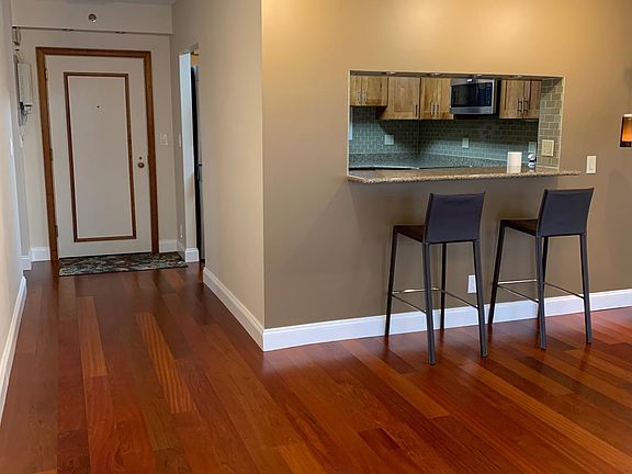 Front entrance and kitchen bar stool
