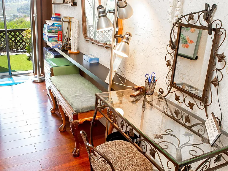 Dressing area and second bedroom