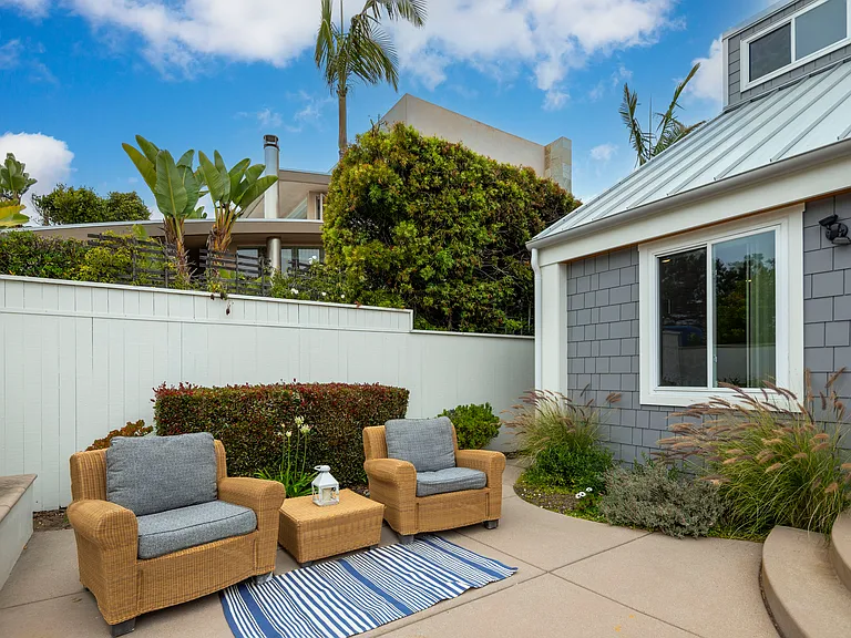 Large front patio is great for relaxing, working remotely. Fully gated!