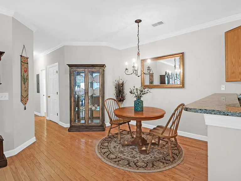 Cozy family dining area.