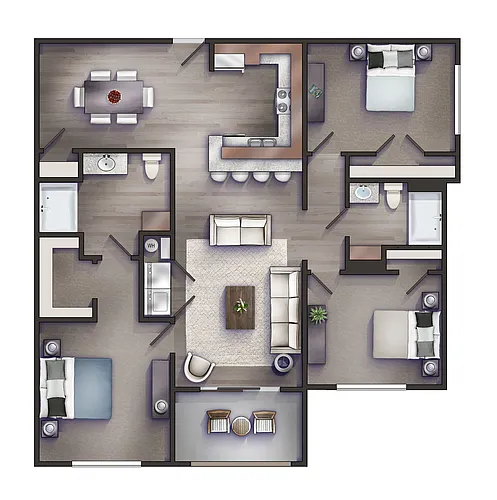 Floor plan The Naples