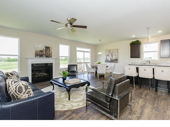 Great Room Open To Kitchen