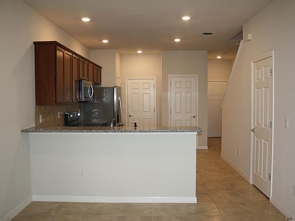 Breakfast bar and dining area.