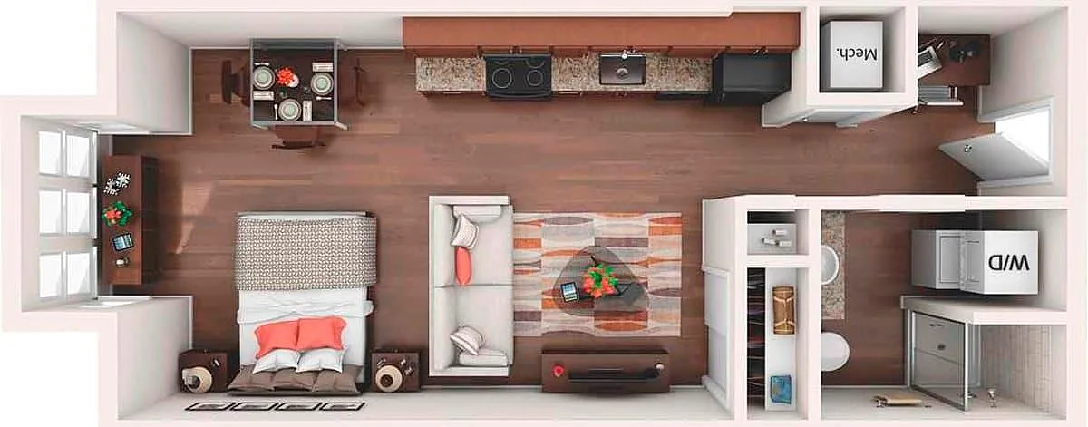 Floor plan Studio