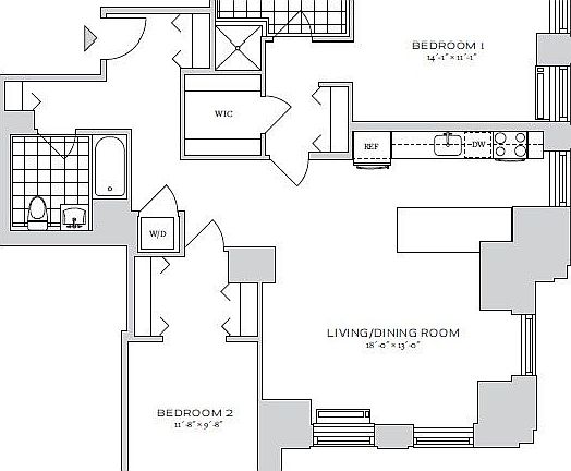 2nd image of 70 Pine St APT 4805