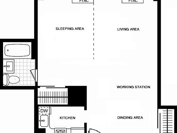 2nd image of 322 W 57th St APT 19L