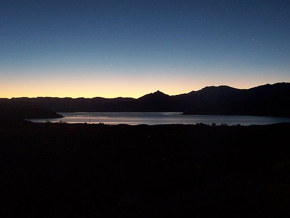 view on my way to work at 6 am