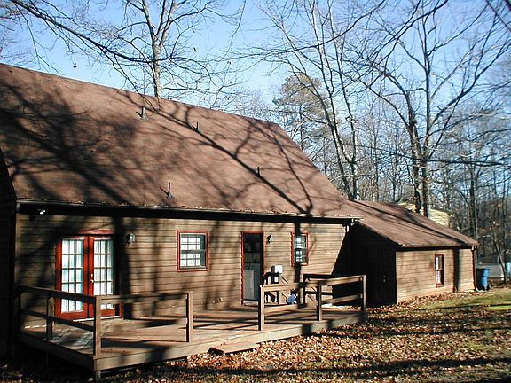 Large deck in big back yard
