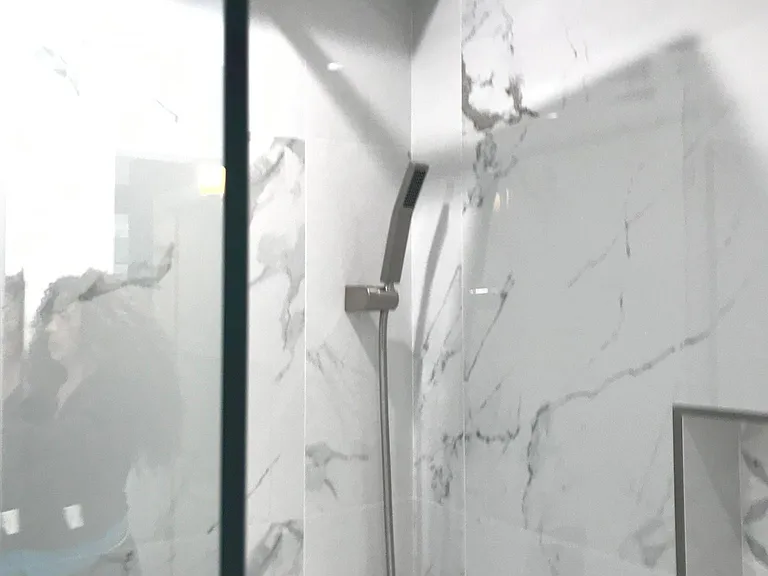 Rain Shower System: Rainfall Shower Head with Handheld, Bathroom Wall Mounted Shower Kit