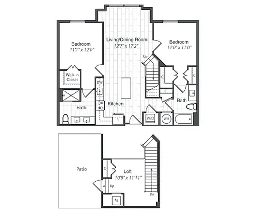 Floor plan B3L-1175