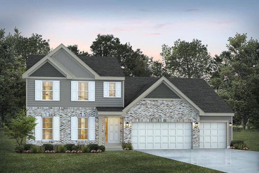 Elevation B with Brick