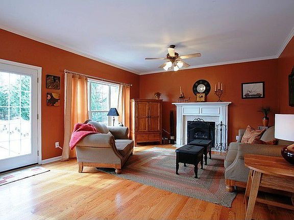 Beautiful Den with Fireplace