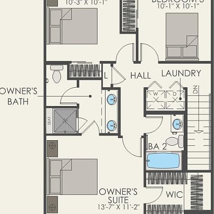 Third Floor 4 br 3.5 ba