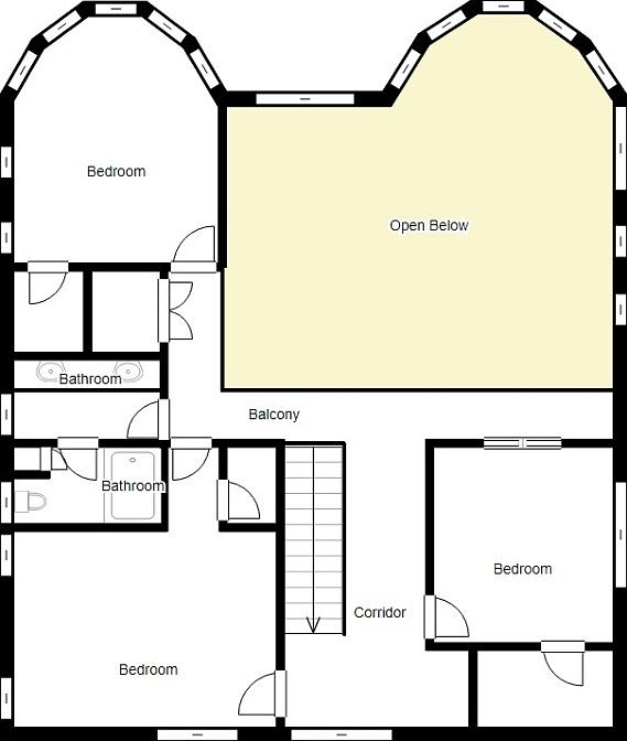 Upper Level Floor Plan