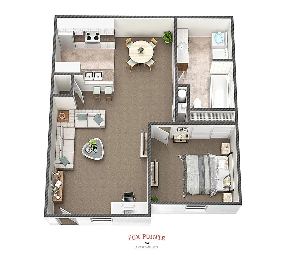 Floor plan 1RA