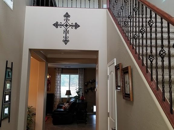 Upgraded stair rail!