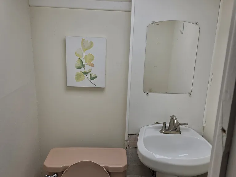 ground floor half-bath
