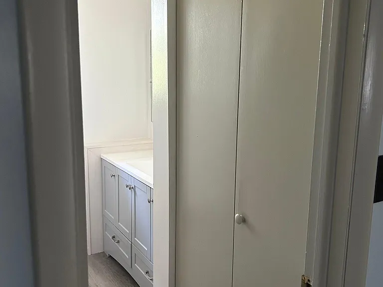 Large linen closet in upstairs bath