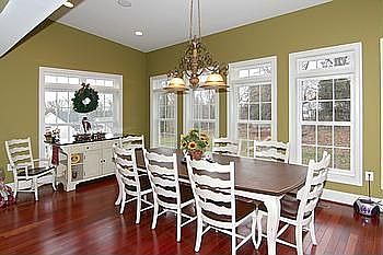 Morning Room with Extra Large Windows w/Transoms