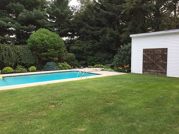 Pool with Storage Shed