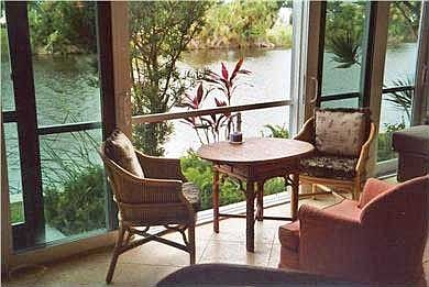Dining area on the lanai