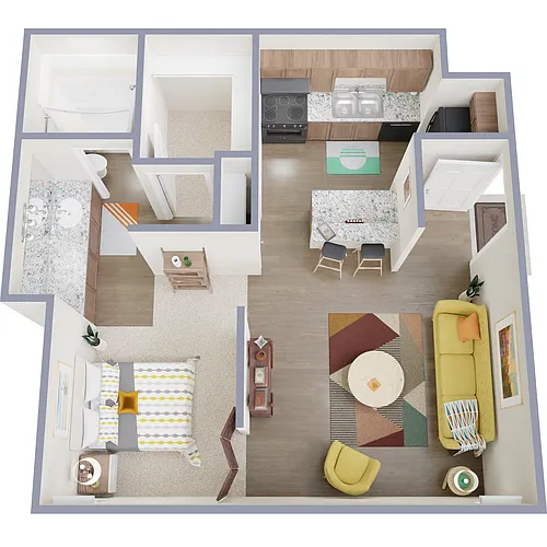 Floor plan 1X1