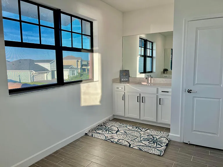 PRIMARY BATHROOM WITH DOUBLE SINKS