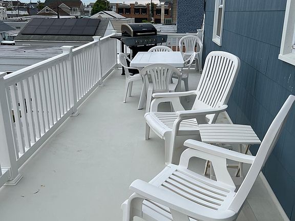 back porch with grill