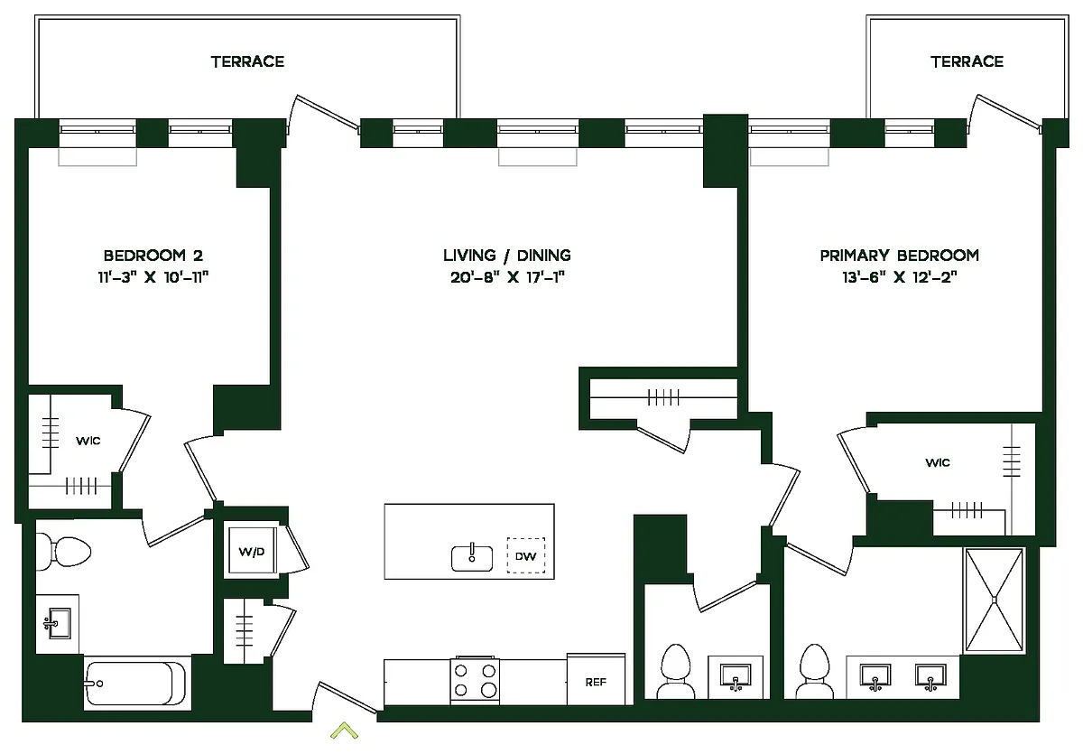 Floor plan B15W