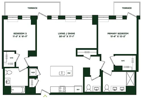Floor plan B15W