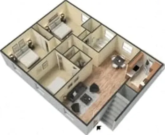 MH 3 BR Floor Plan MH 3 BR Floor Plan