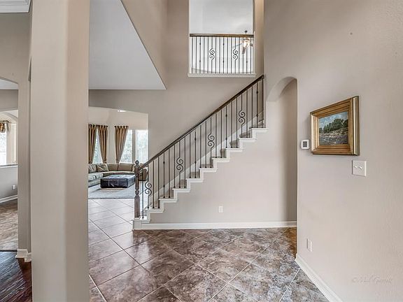 Front Entry with Tile Flooring.