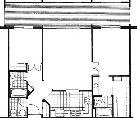 2 bd 2 ba 1150 sf