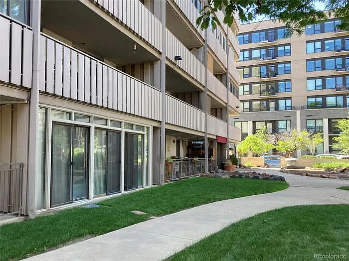 Courtyard space (patio doors open directly to this)