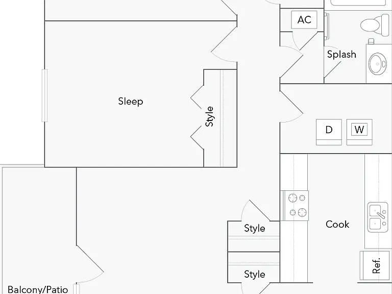 Carlisle | 2-Bedroom Floorplan Carlisle | 2-Bedroom Floorplan