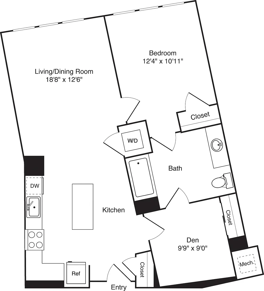 Floor plan B02_TypeA