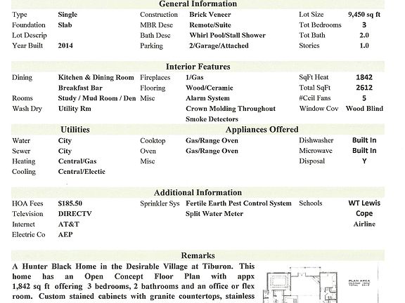 House LIsting Details