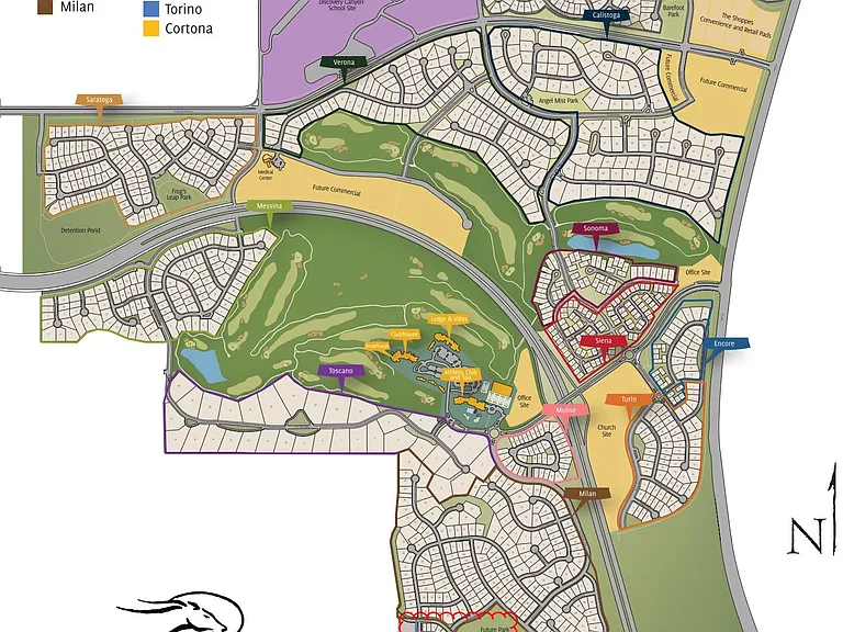 Flying Horse Map