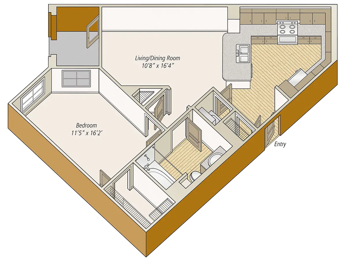 Floor plan A13