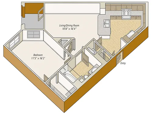 Floor plan A13