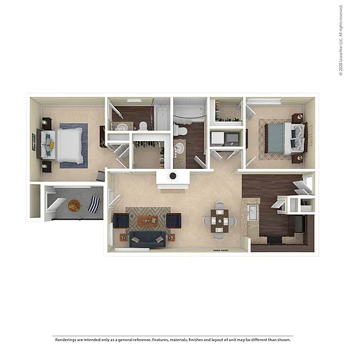 Floor plan B1 Renovated