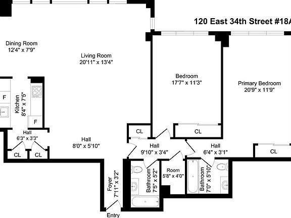 2nd image of 120 E 34th St APT 18A
