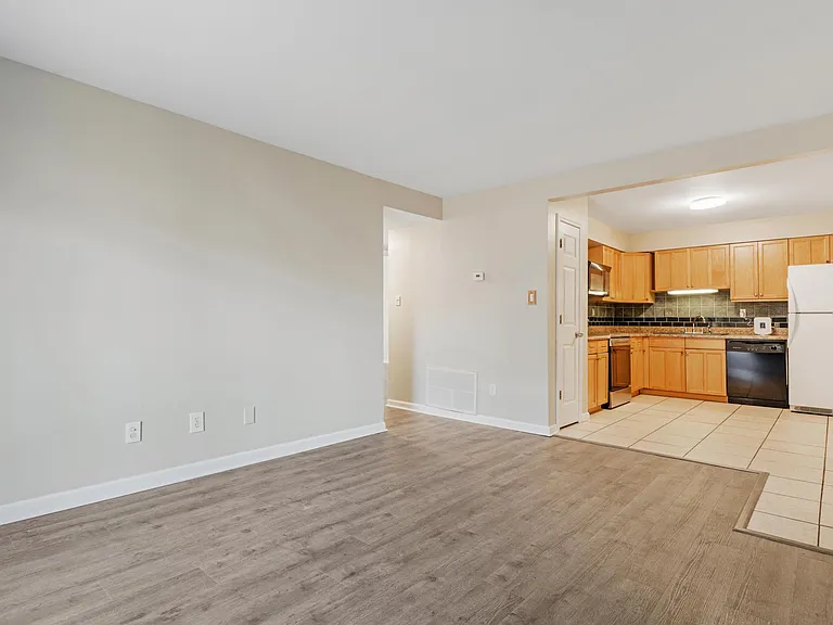 Living Room with Kitchen View