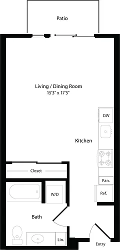 Floor plan S2 West- Floor 4