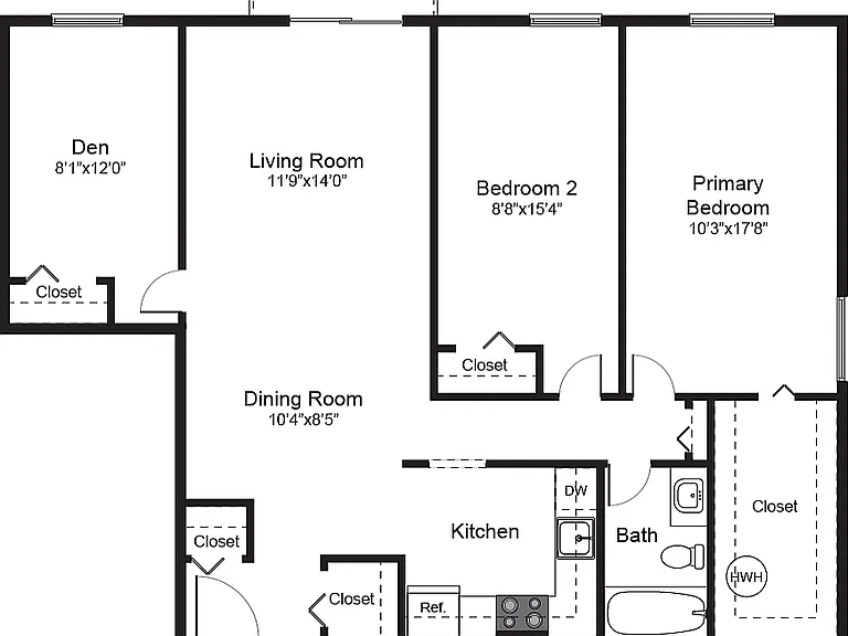 2BR DEN M 2BR DEN M