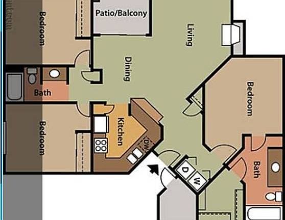 Spacious Floorplan