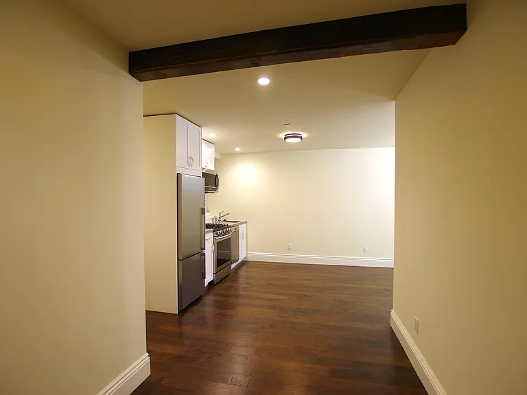 Entry way into Kitchen Living Space