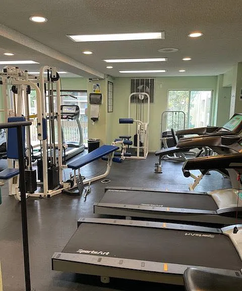Well equipped gym