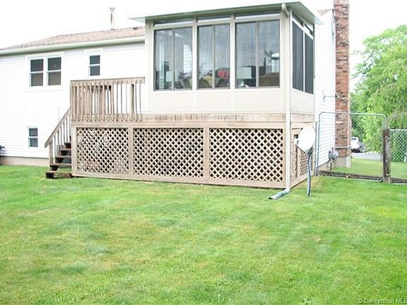sunroom and rear exterior
